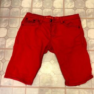 ROCK REVIVAL RED JEAN SHORTS